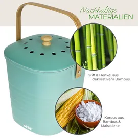 HMF Biomülleimer 6 l Grün