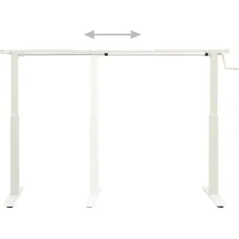 vidaXL Schreibtisch-Gestell Manuell Höhenverstellbar Handkurbel 0 x 0