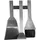ADURO Kaminbesteck Magnetic Tools 3-tlg. Edelstahl grau