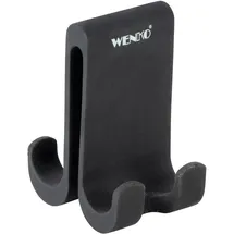 Wenko Verna Duo Doppel-Duschhaken Schwarz
