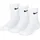 Nike Kinder Basic Pack Crew 3Pk Socken, White, 5/7 Jahre