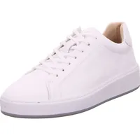 Marco Tozzi by Guido Maria Kretschmer Herren Sneaker flach aus Leder mit dicker Sohle, Weiß (White), 41 EU