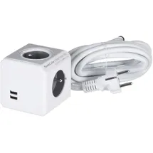 Allocacoc Powercube Extended Usb E(fr), 3m Power Extension 4 Ac Outlet(s)