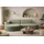 kaiser möbel - Ecksofa mit Wohnlandschaft, Eckcouch L-Form, Sofa 3-sitzer, Polstersofa, Bequemes Couch mit Ottomane für Wohnzimmer, Relaxsofa, Stilvolles Cord Sofa, Modena Studio, Hellgrün, Links