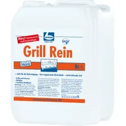 Dr. Becher Grill Rein Grillreiniger, verbesserte Haft-Technologie, Kaltreiniger für Grills, Backöfen und Fritteusen, 5 Liter - Kanister