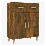 vidaXL Sideboard Räuchereiche 69,5x34x89 cm Holzwerkstoff
