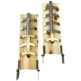 Czaja Räucherbrett 2er Set Zedernholz weiß