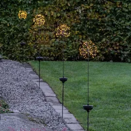 StarTrading LED Solarstab FEUERWERK Gartendeko H: 85cm Lichtsensor | Gr.: onesize