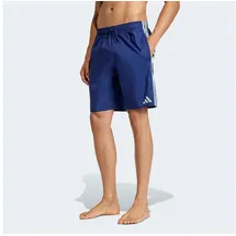adidas Herren Badeshorts 3-Streifen 8-Inch, Größe 3XL in Blau DKBLUE/WOSA