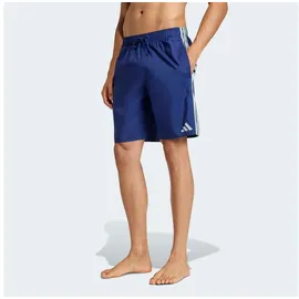 adidas Herren Badeshorts 3-Streifen 8-Inch, Größe 3XL in Blau DKBLUE/WOSA