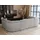 MKS Meble Ecksofa U-Form mit Schlaffunktion Grau