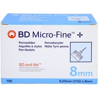 ToRa Pharma GmbH BD Microfine + 8 Nadeln 0,25x8mm