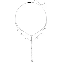 Hey Happiness Zirkonia Doppelkette mit Y-Kette 925 Sterlingsilber Silber Damen 