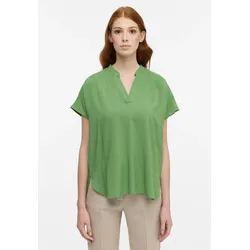 Shirtbluse ETERNA "LOOSE FIT", Damen, Gr. 34, grün, 100% Viskose, casual, Blusen