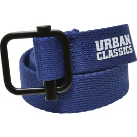 URBAN CLASSICS Gürtel Industrial Canvas schwarz/blau 0 0