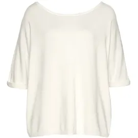 VIVANCE Kurzarmpullover Weiß 44/46
