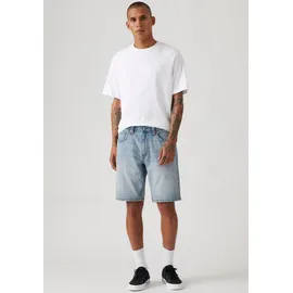 Levi's Jeansshorts "445 ATHLETIC SHORTS", Herren, Gr. 30, N-Gr, blau (atlas skies), Denim/Jeans, Obermaterial: 99% Baumwolle, 1% Elasthan, Jeans Jeansshorts, Sommerhose mit Stretchanteil, Topseller