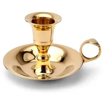 Nklaus Kerzentablett 9,5cm Messing Gold