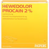 HEWEDOLOR Procain 2% Injektionslösung in Ampullen 200 ml