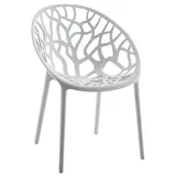 CLP Gartenstuhl Hope 59 x 80 x 60 cm hellgrau 1 St.