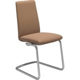 Stressless® Polsterstuhl Laurel, Low Back, Größe M, mit Beinen aus Stahl in Chrom glänzend braun