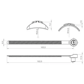 SP CONNECT Universal Bike Mount schwarz 1er-Pack