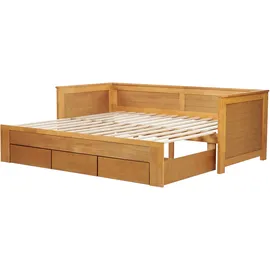 Beliani CAHORS 90 x 200 cm Braun