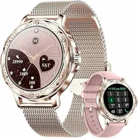 Smartwatch, Fitness Tracker Uhr, Damen Herren Smartwatch Smartwatch (Fitnessuhr mit Telefonfunktion 1,2" HD Voll Touchscreen Zoll,