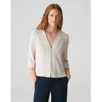 Opus Damen Kurzarmshirt | SEMIPA Beige, 38