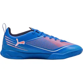 Puma Ultra 6 Play Hallenschuhe Kinder Ultra Blau / Weiß / Leuchtend Rot 37