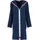 CAWÖ Bademantel mit Kapuze 3101 navy XL