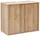 Fackelmann Waschbeckenunterschrank Finn 60 x 50 x 30,5 cm Braun