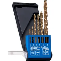 Pferd Spiralbohrer-Set 6-tlg. INOX HSSE N DIN 338