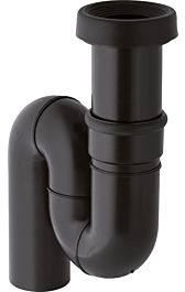 Geberit Geruchsverschluss 167734161 Ø 110 mm, Abgang vertikal, für Hock-WC, PE-HD, schwarz