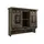 Massivmoebel24 Wandgarderobe Mango 90 x 30 x 75 cm Grau