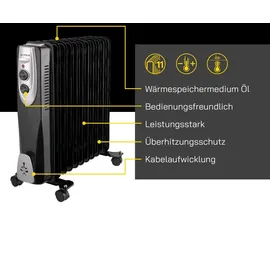 Gutfels HR 32011 2500 W Schwarz