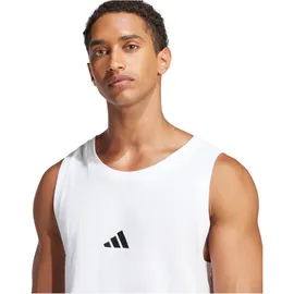 adidas Herren Essentials Small Logo Tanktop JE8984 - white/black L