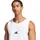adidas Herren Essentials Small Logo Tanktop JE8984 - white/black L