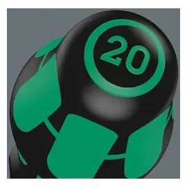 WERA 367/6 TORX HF Kraftform Plus Schraubendrehersatz mit Haltefunktion + Rack, 6-teilig