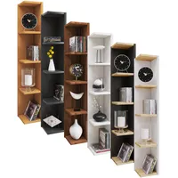 VCM Holzregal stehend platzsparendes Regal Maße: H. 97 x