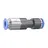 Riegler Gerade Steckverbindung »Blaue Serie«, selbstabsper., Schlauch- Ø8, 199.08-2