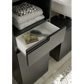 BASIC by Balculina Spice Hochschrank 40 x 191 cm Schwarz Holz