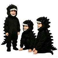 ypsdfs Dino Fossil Skelett Plüsch Kostüm, Dinosaurier Skelett Kostüm, Realistisches Spinosaurus Outfit, Ganzkörper Verkleidung,Audlts-Black