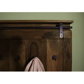 Massivmoebel24 Wandgarderobe Mango 100 x 8 x 190 cm Braun