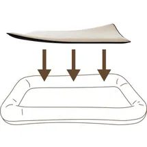 Knuffelwuff Hundebett Globetrotter XXL weiß