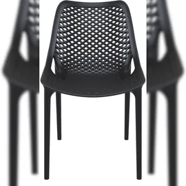 CLP Gartenstuhl Air 44 x 44 x 108 cm schwarz