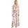 Vera Mont Damen mit Blumenprint 40, Beige/Dark Red - 40W