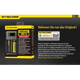 Nitecore Intellicharger New I2 Ladegerät - Black - One Size