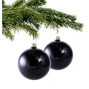12 hochglanz Weihnachtskugeln/ Christbaumkugeln aus Glas in der Farbe "Dark Blue". Perlmutt-blauer Christbaumschmuck, Weihnachtsschmuck, Weihnachtsbaumkugeln, Baumschmuck, Baumkugeln... ...