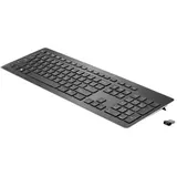 HP Premium - Tastatur - kabellos - 2.4 GHz - Englisch